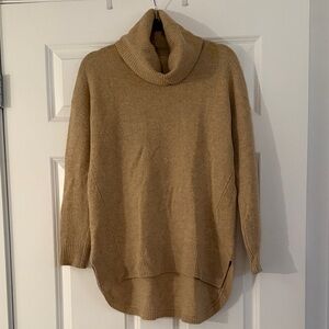 Madewell Camel Cowl Neck Sweater